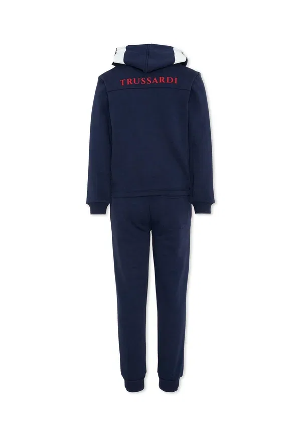Спортивный костюм хлопковый Tru Trussardi Junior blue, синий — фото 2
