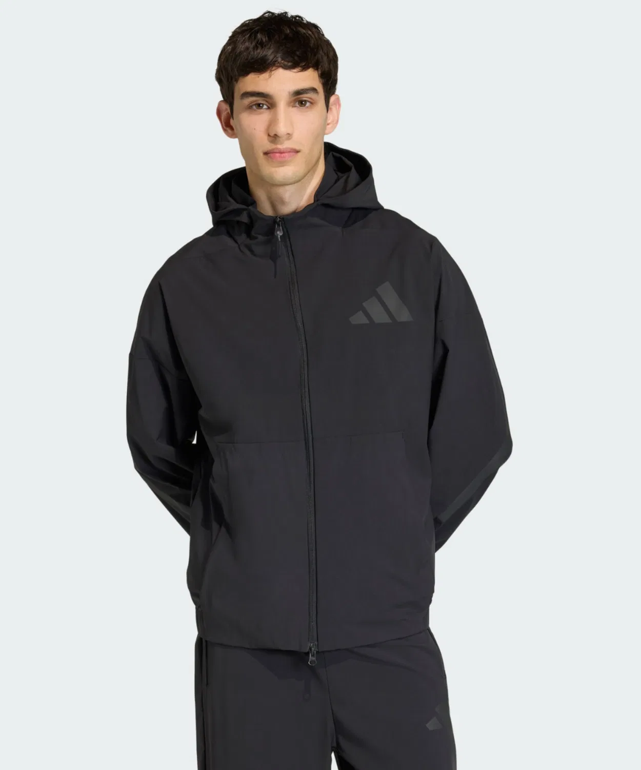 Мужская куртка-трактор с капюшоном Adidas Z.N.E. Woven Track Top, Black