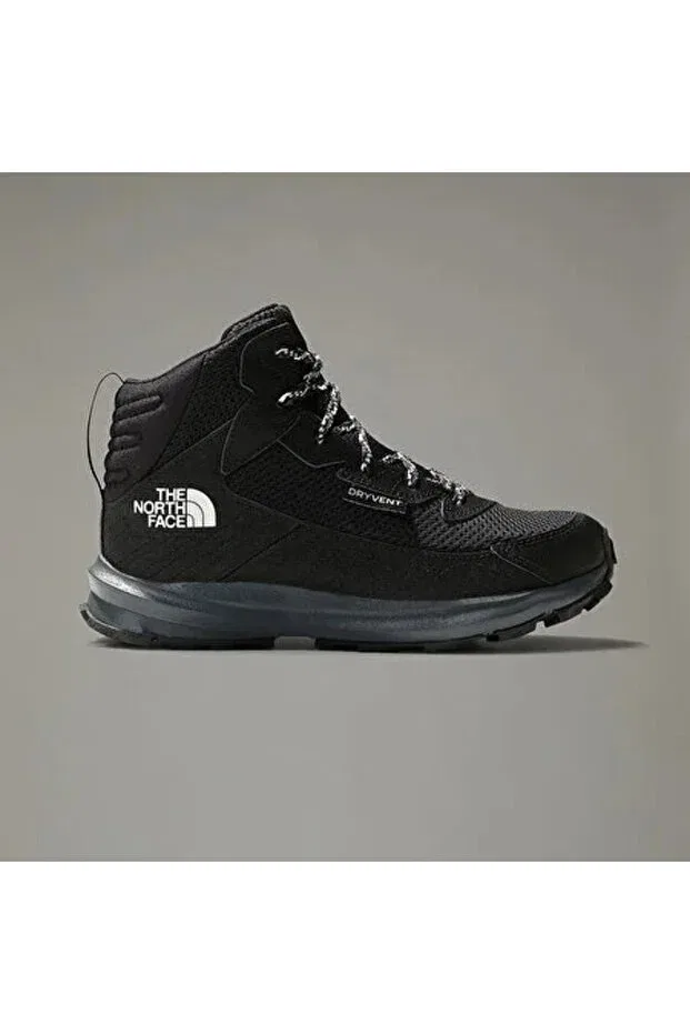Детские ботинки для девочек с водонепроницаемостью Fastpack Hiker Mid WP Kids The North Face, Black