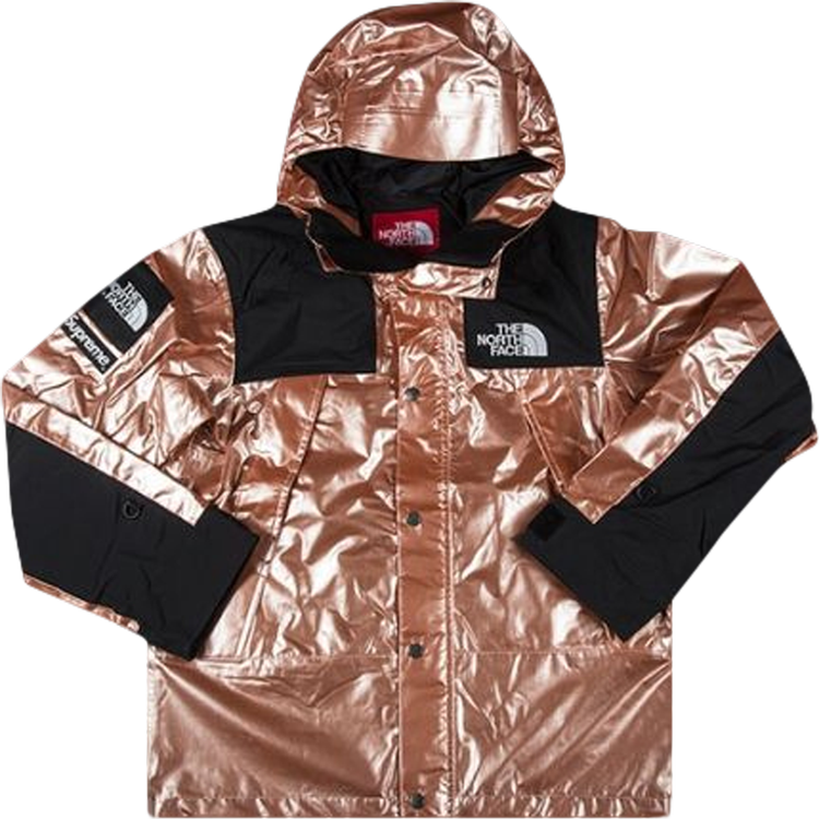 Парка Supreme x The North Face Metallic Mountain Parka 'Rose', розовый - фото