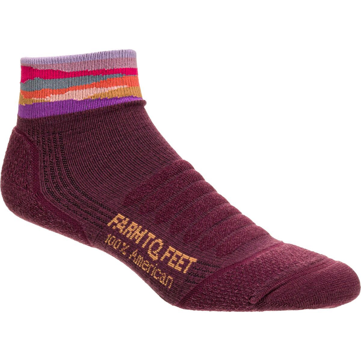 

Легкие треккинговые носки Max Patch 1/4 Farm To Feet, цвет plum