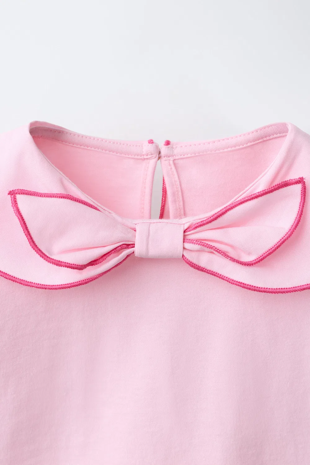 Футболка с шарфом и бантом ZARA, Pastel Pink — фото 3