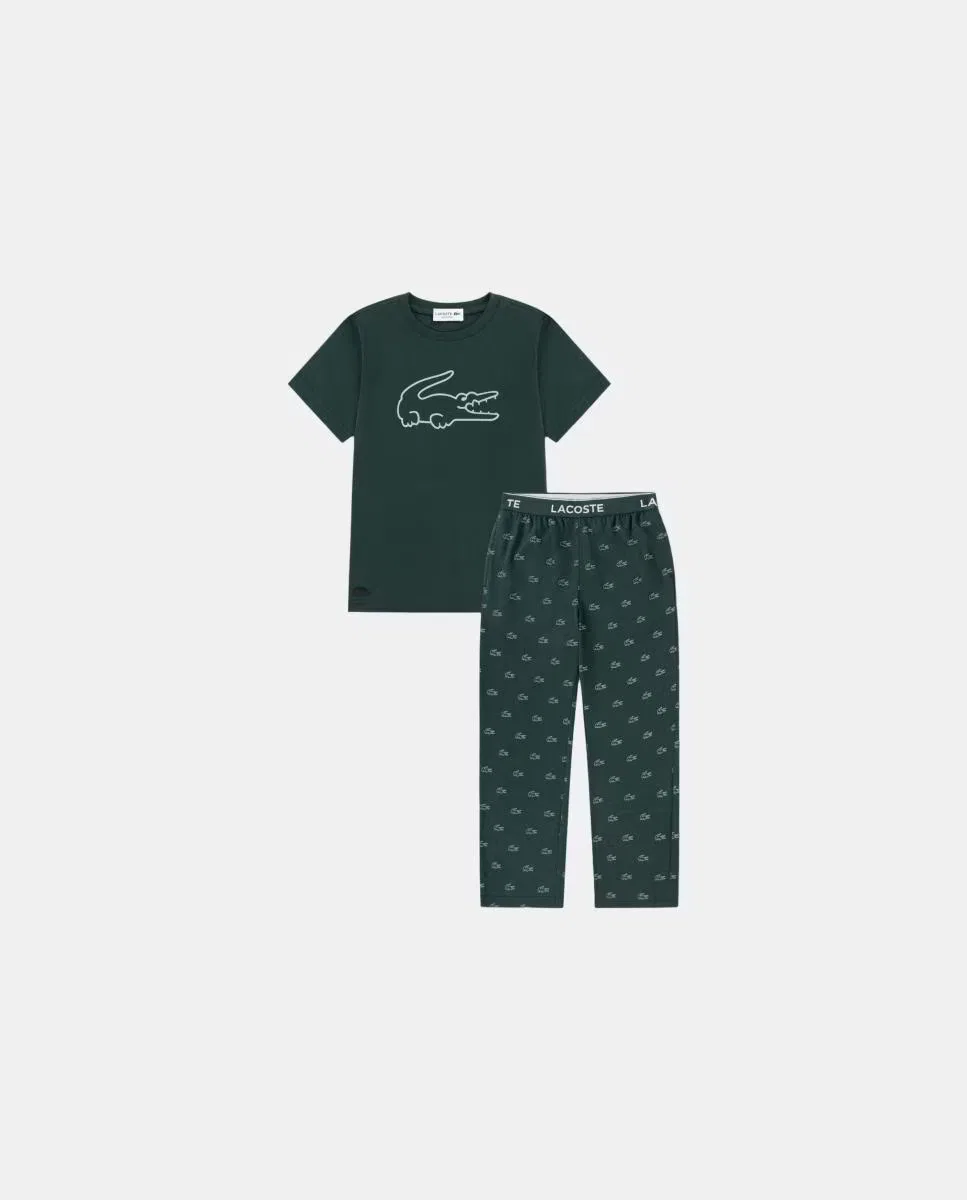 Футболка, Conjunto, Lacoste, зеленый