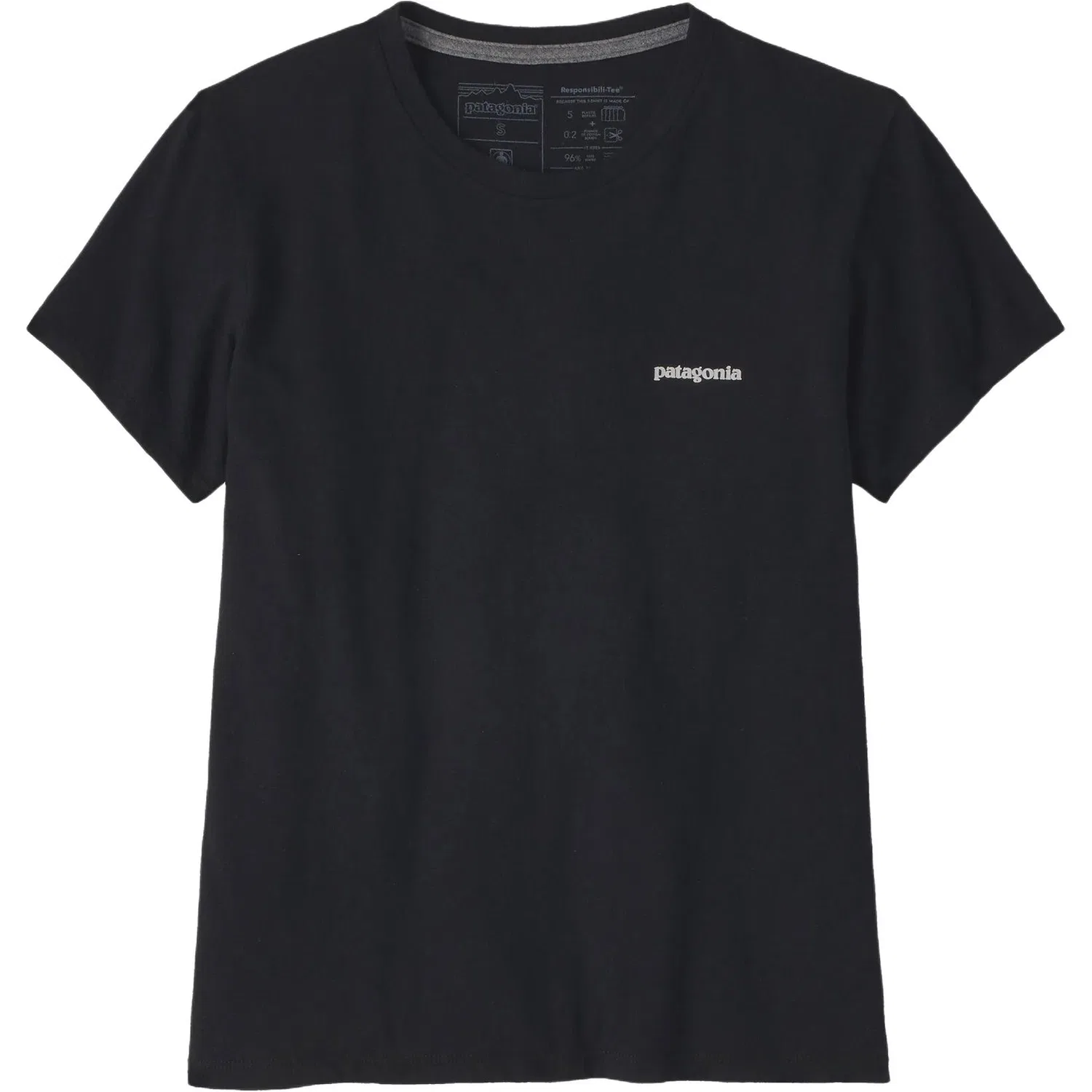Женская футболка с принтом Patagonia Responsibili Tee, White — фото 4