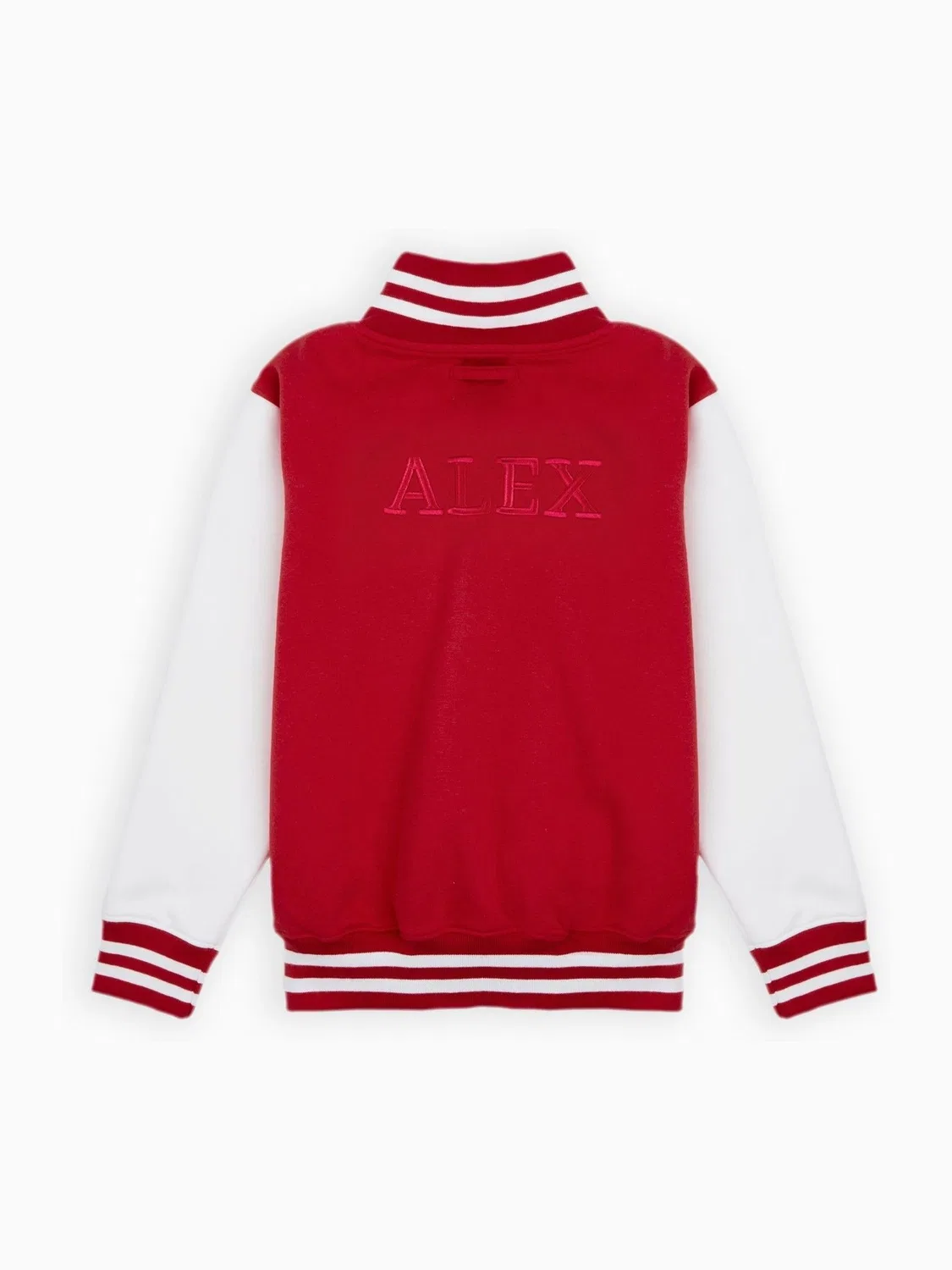 Куртка Varsity для мальчиков, персонализированная Dollymix, красный — фото 2