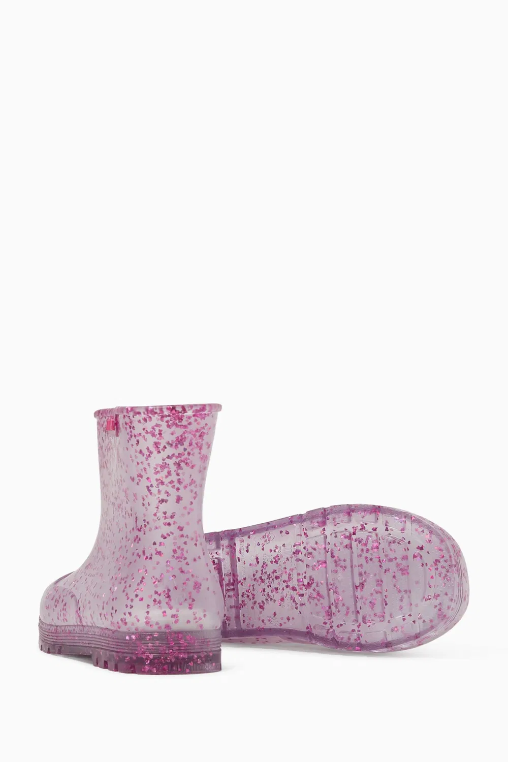 Ботинки блестящие Mini Melissa, фиолетовый — фото 3