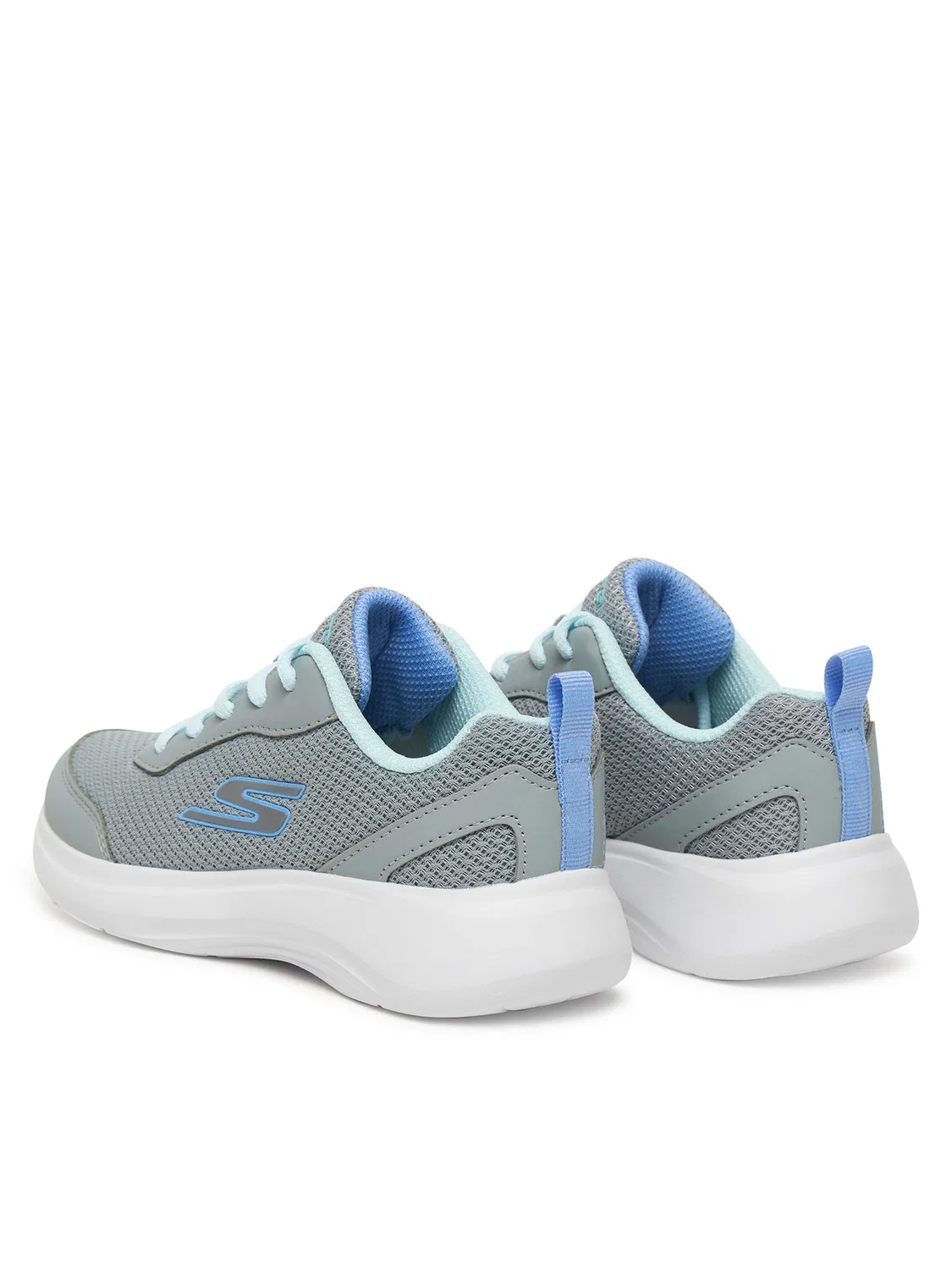 Кроссовки для девочки Selectors Reset Ac Skechers, серый — фото 3