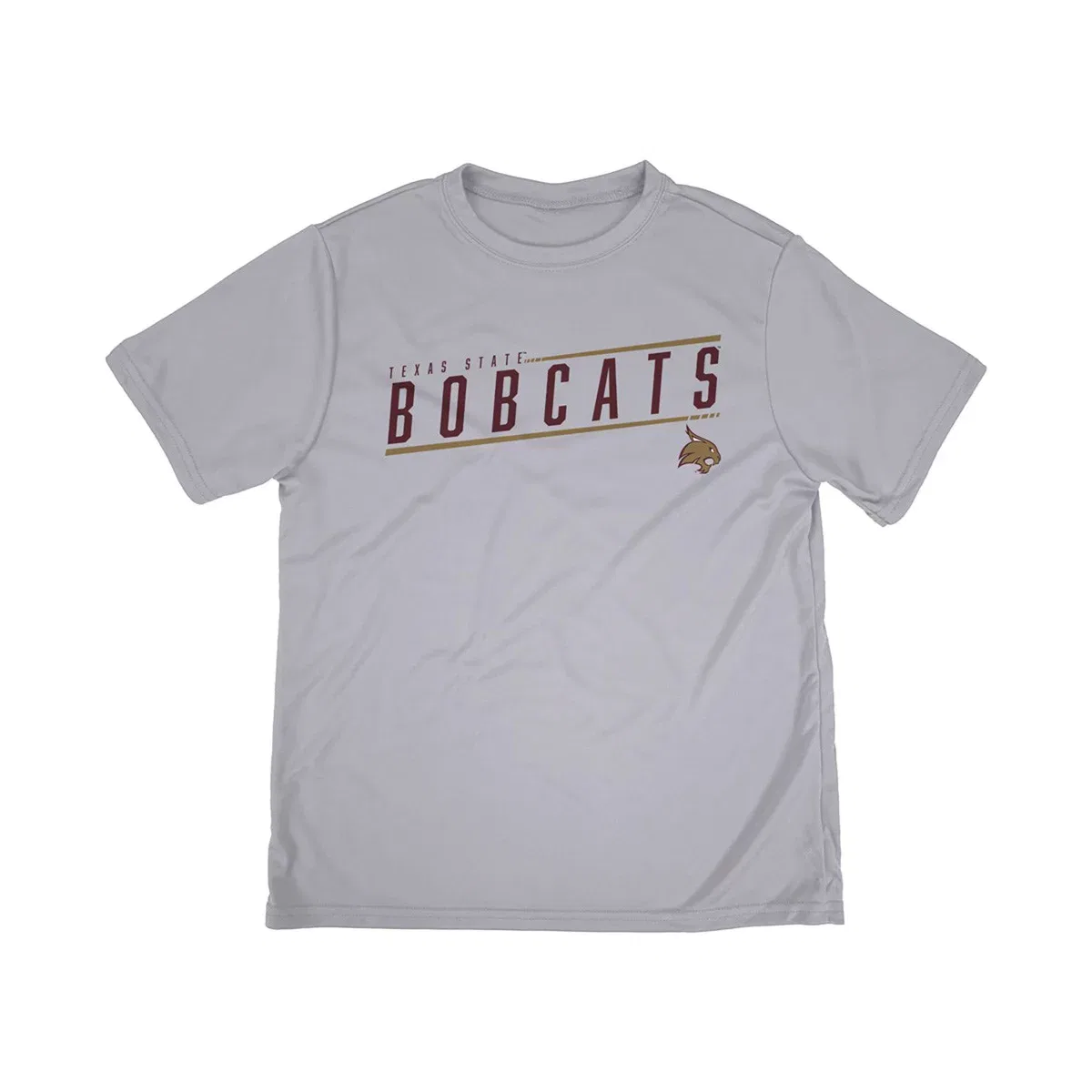 Детская футболка с принтом Texas State University Collegiate Sport Active T-Shirt NCAA, Athletic Heather