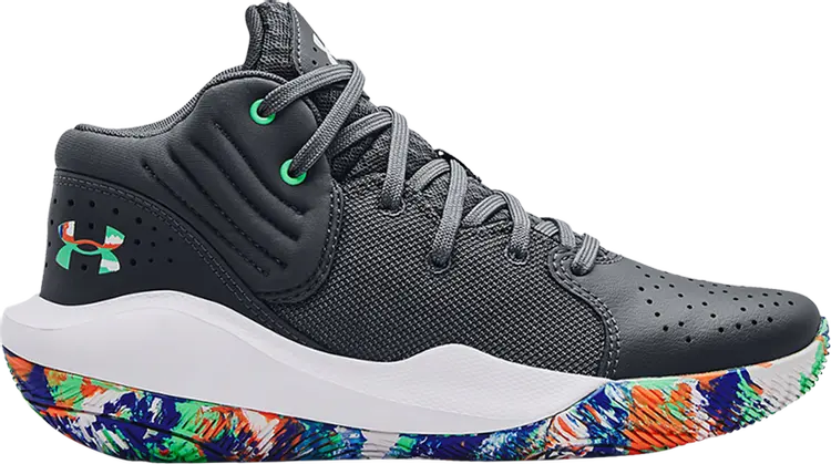 

Кроссовки Under Armour Jet 21 GS Pitch Grey Antifreeze, серый