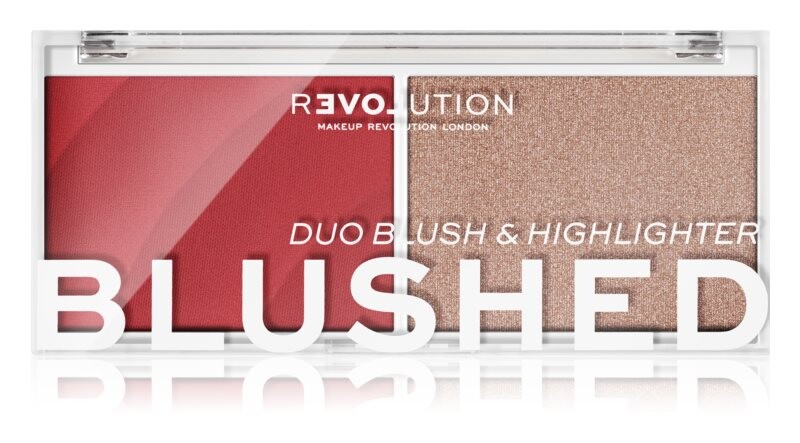 

Румяна с хайлайтером Revolution Relove Colour Play, оттенок Cute 5,8 г