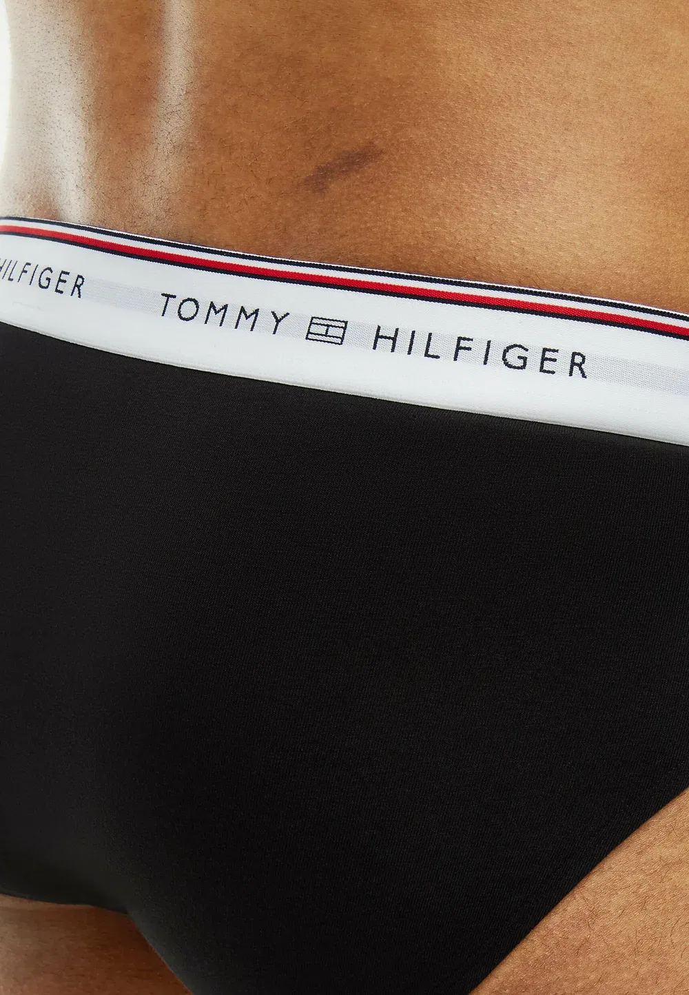 Комплект из 3 трусов с поясом и логотипом в виде глобальной полосы Tommy Hilfiger, Black Black Black — фото 4