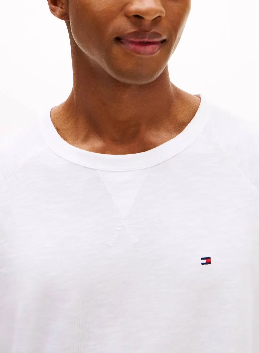 Футболка домашняя с длинным рукавом Tommy Hilfiger, белый — фото 4