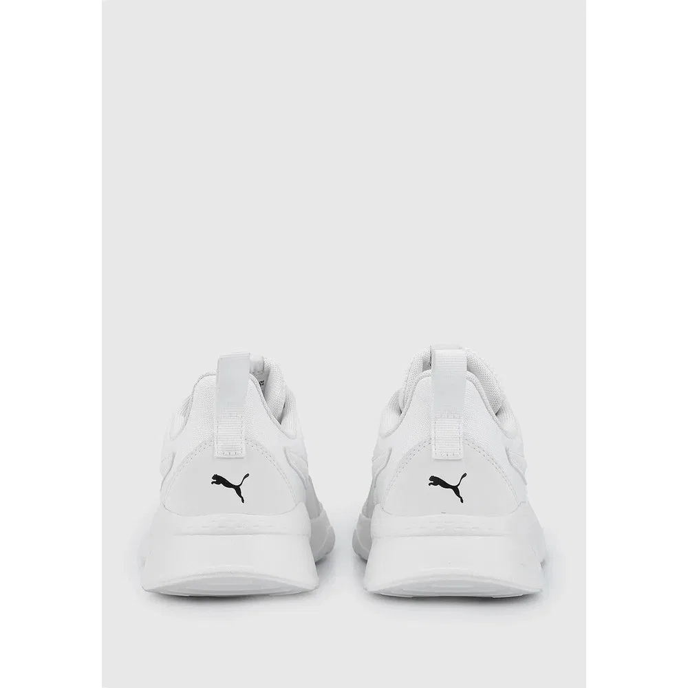Детские кроссовки Puma Anzarun Lite, белые, легкие, с текстильным верхом — фото 4