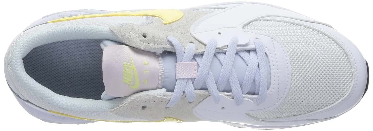 Детские кроссовки для мальчиков с шнуровкой NIKE Air Max Excee NIKE, White Citron Tint Football Grey — фото 3