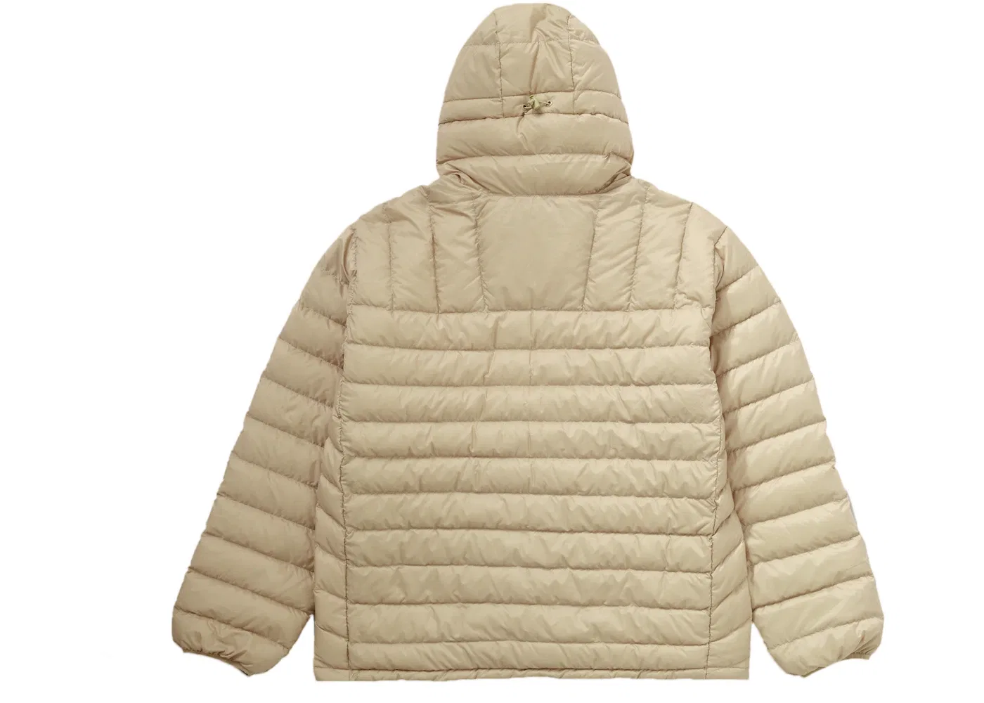 Мужской пуловер с капюшоном Supreme Micro Down Half Zip Hooded Pullover (FW22), Tan — фото 2