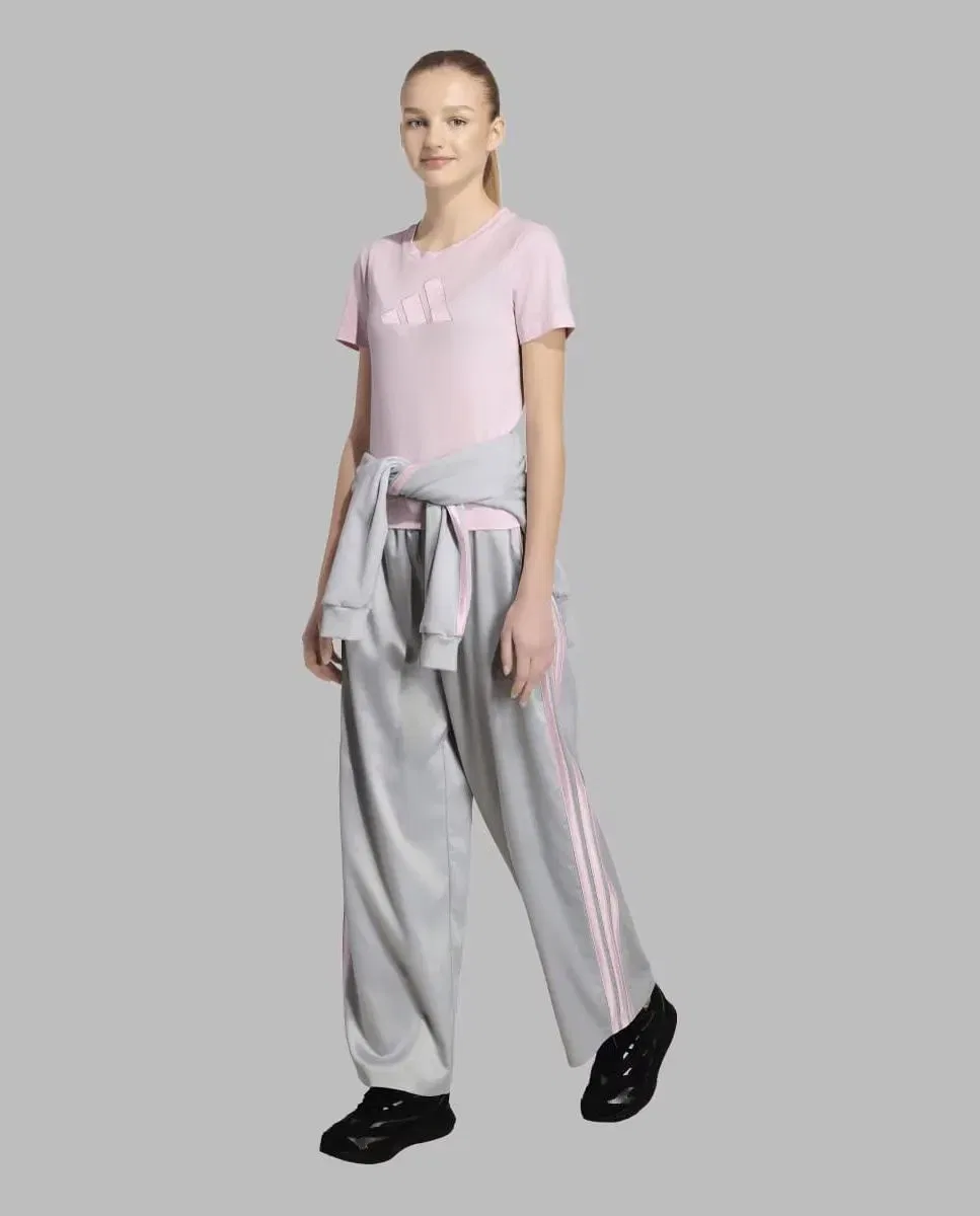 Детская футболка для девочек сатиновая Seasonals Satin adidas, Rosa — фото 3