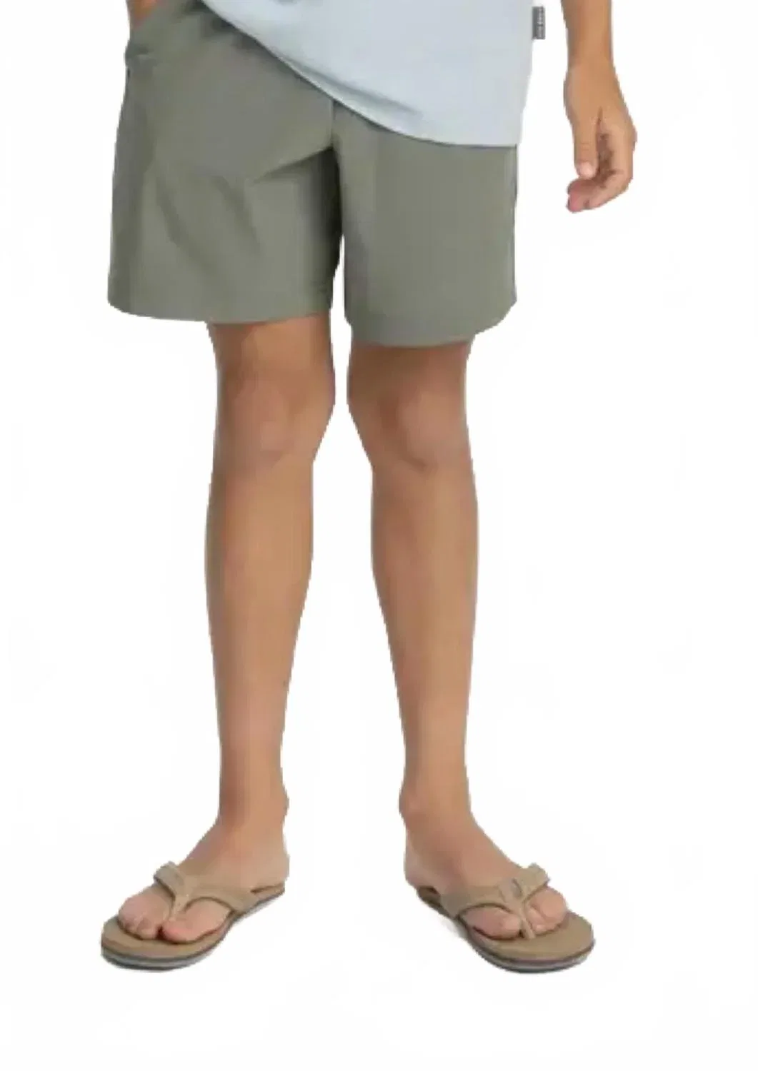 Детские шорты для мальчиков с защитой UPF 50+ Breeze Short FREE FLY, Agave Green — фото 2