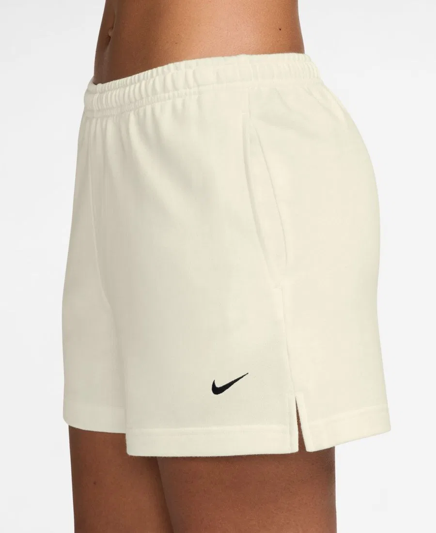 Шорты Studio Fleece Women's Mid-Rise 4" Nike, Sail Black — фото 2