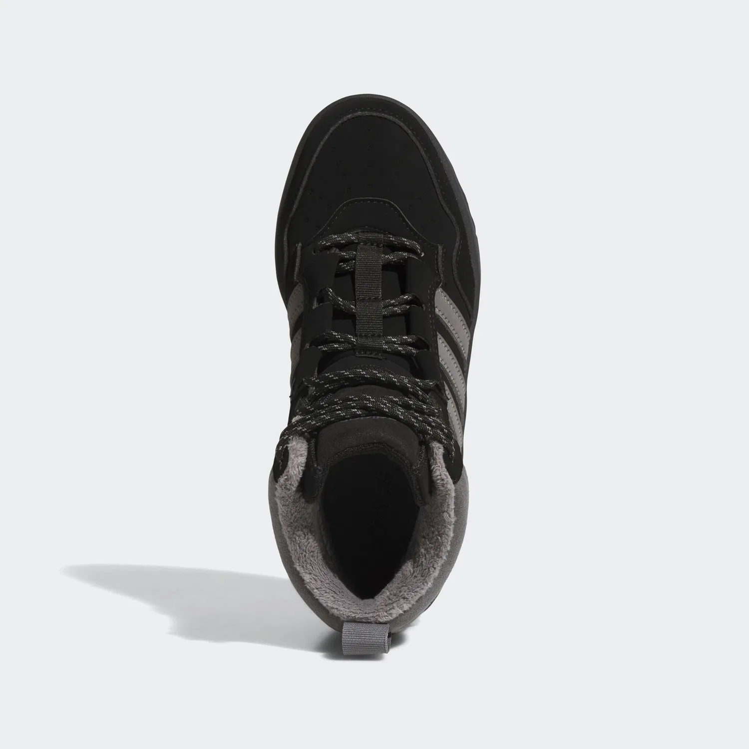Детские полувысокие кроссовки Hoops 4.0 Adidas Sportswear, Core Black/Grey Four/Core Black — фото 4