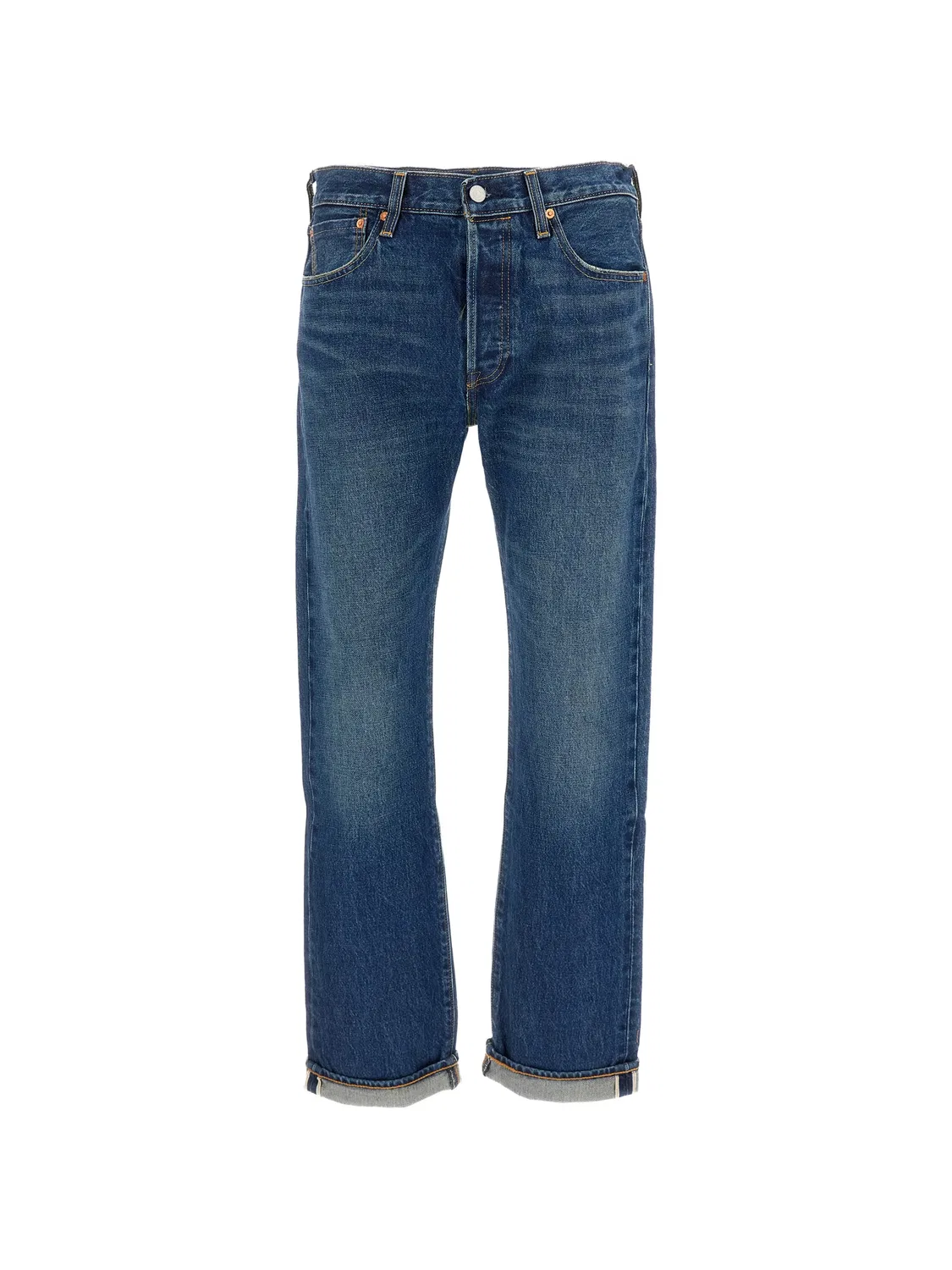Джинсы 501 Original селвидж синие Levi's, синий