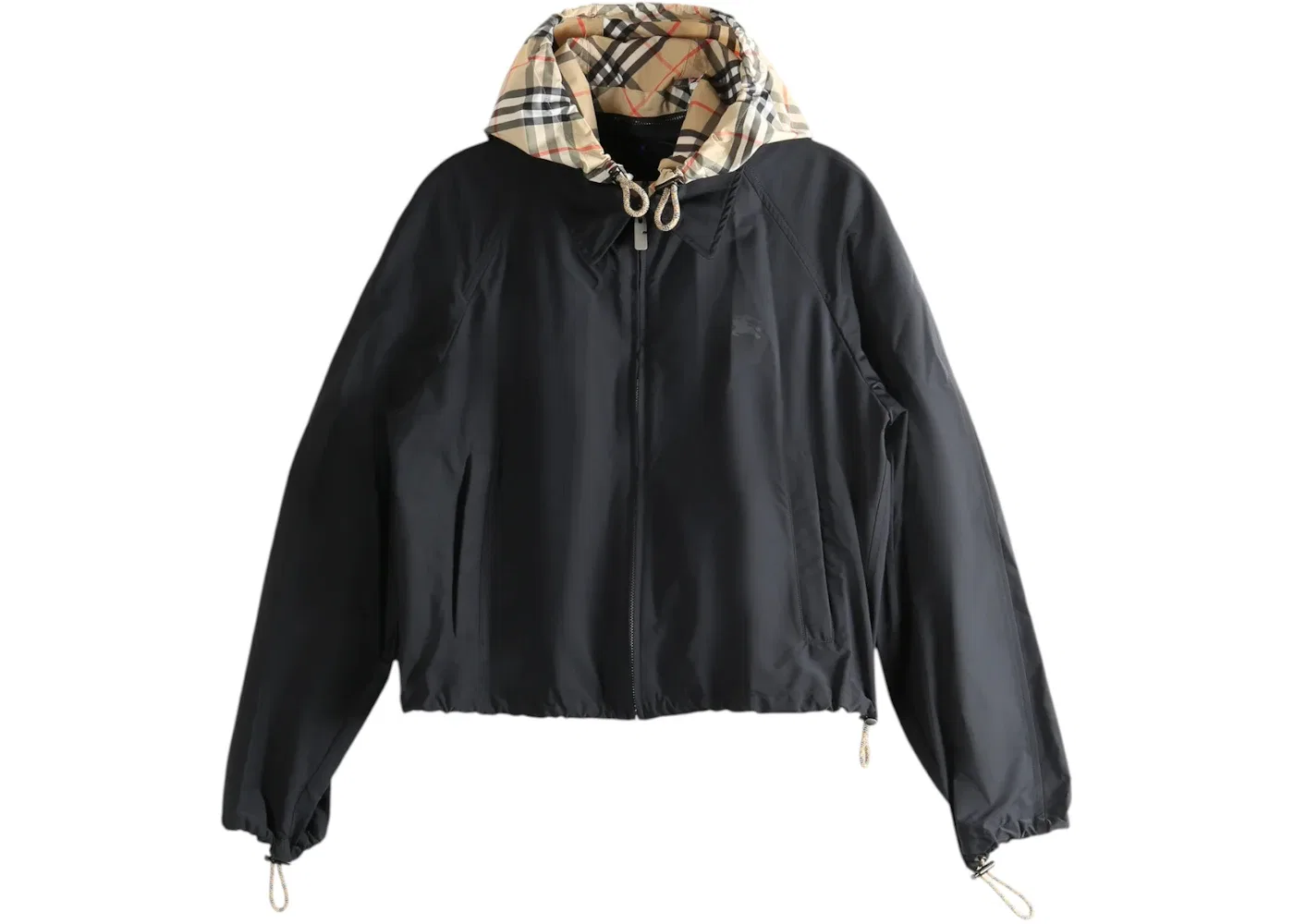 Женская двусторонняя куртка с клетчатым принтом Burberry, Black