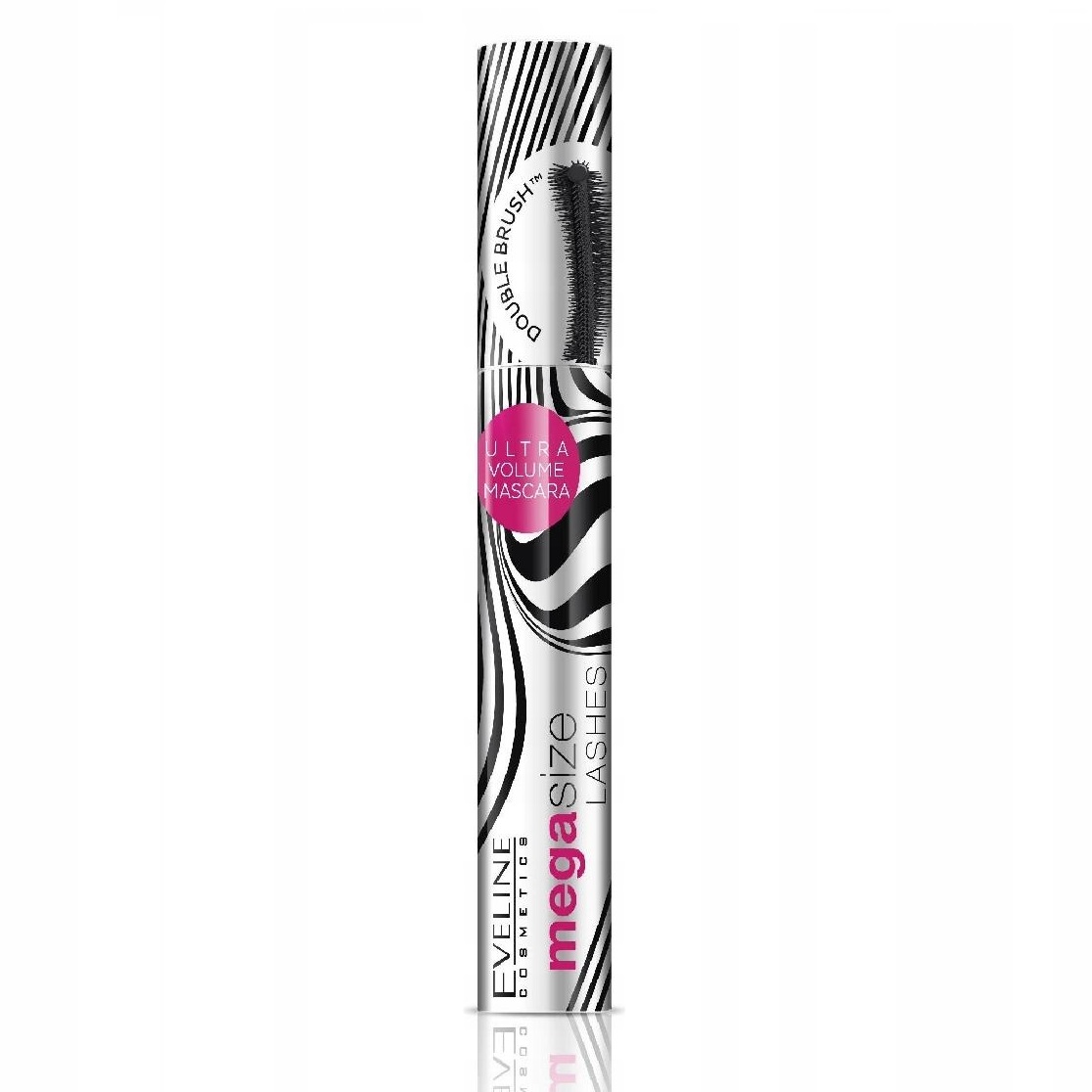 Тушь для ресниц Eveline Cosmetics Mega Size Lengthening Thickening, черный — фото 2