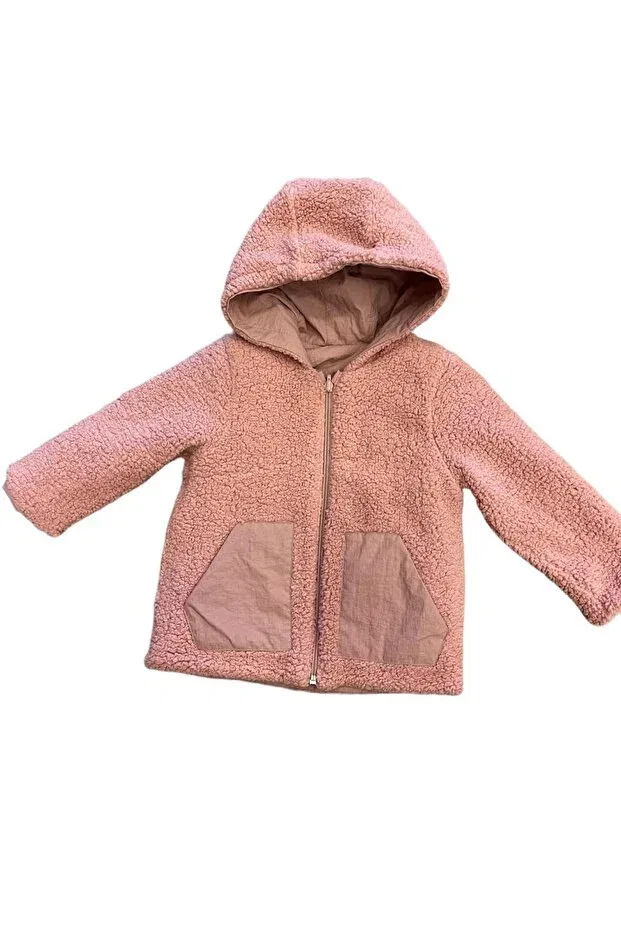 Детское пальто для девочек на молнии Verscon, Rose Dry — фото 3