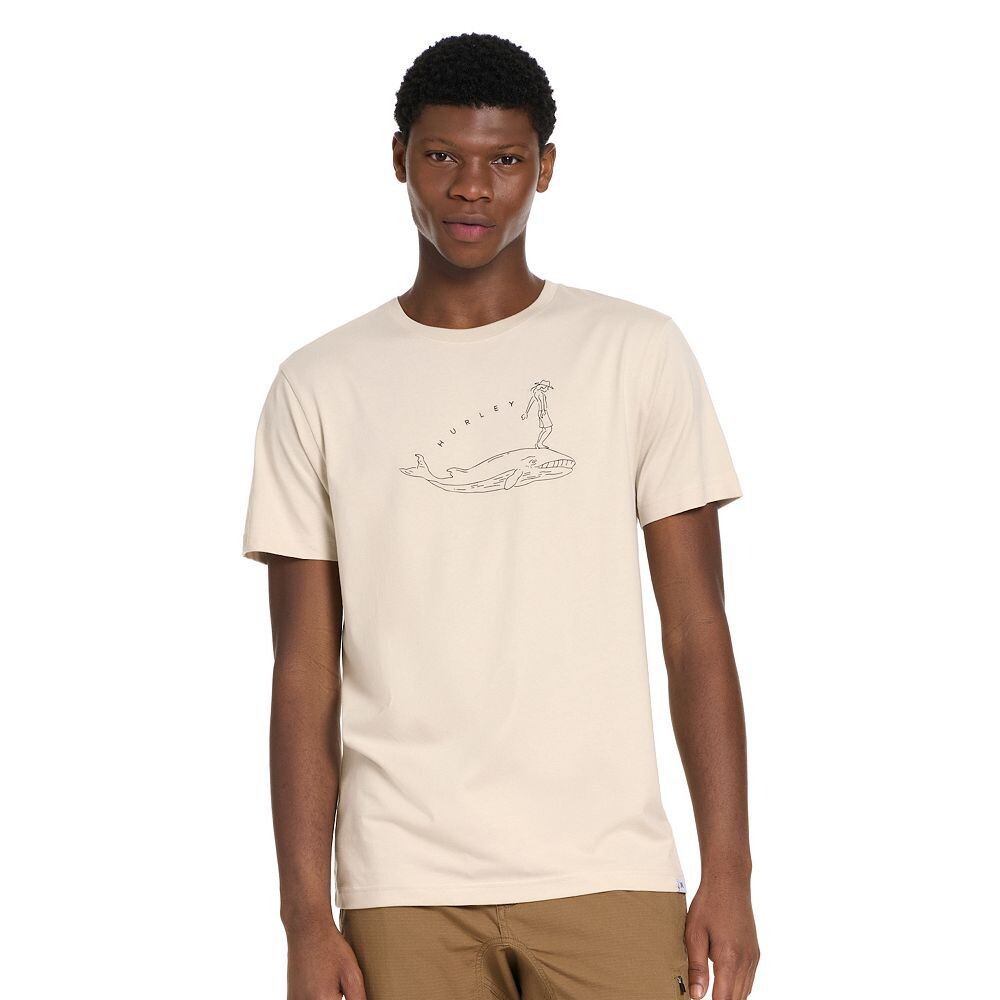 

Мужская футболка с рисунком Hurley Breeze, цвет Bone