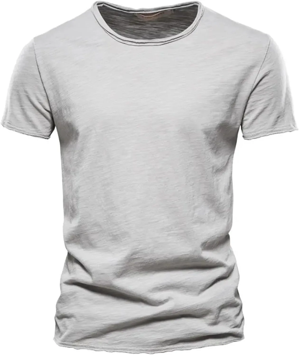 

Футболка мужская летняя V-образный вырез хлопок