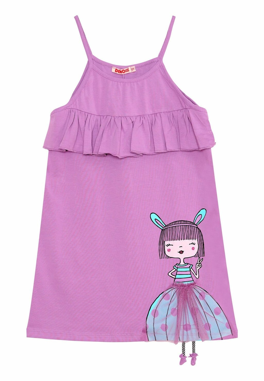 

Платье из джерси Denokids, фиолетовый