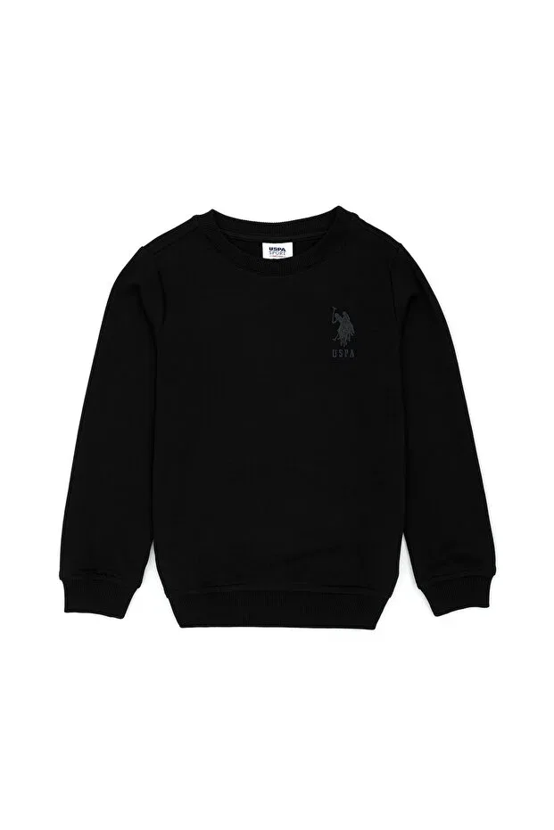 Детское худи для мальчиков с длинным рукавом U.S. Polo Assn., Черный