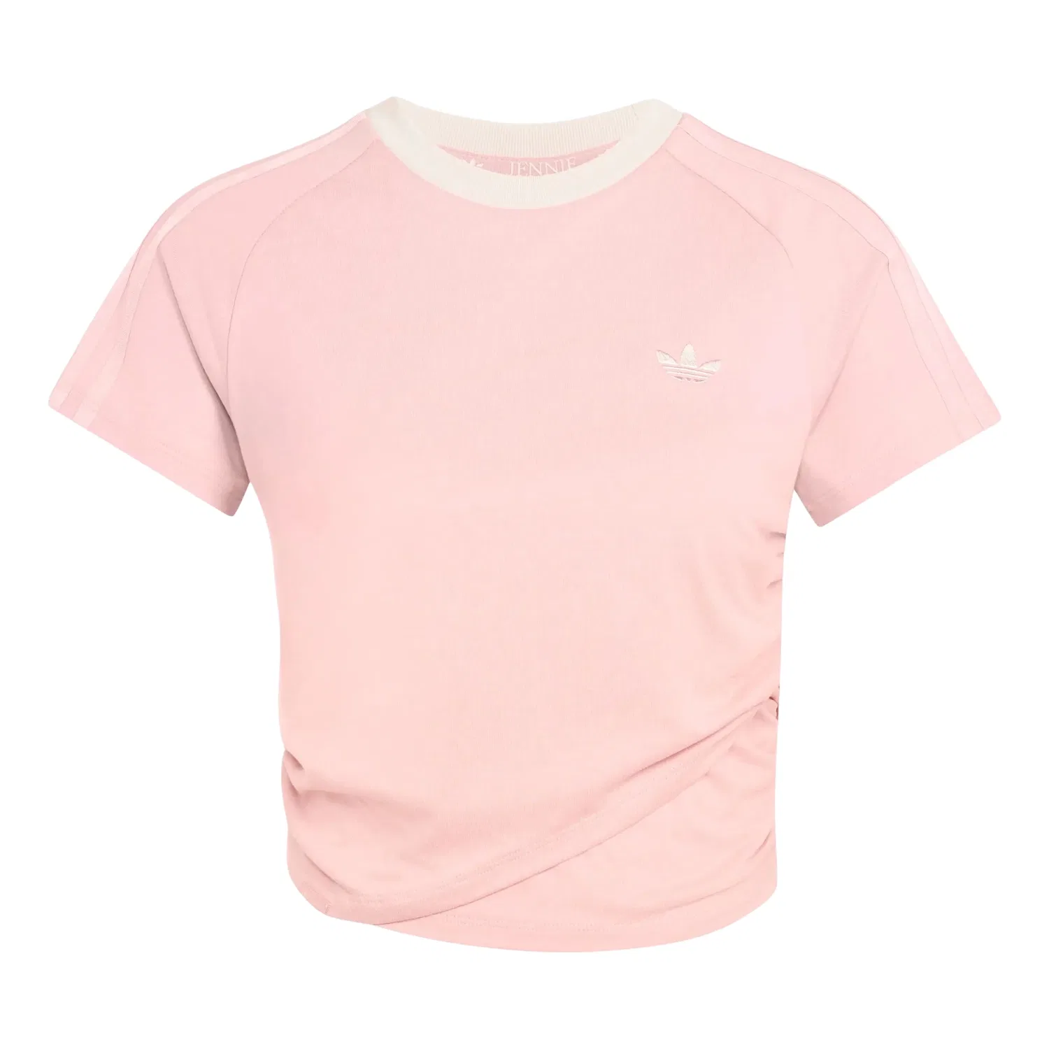 Женская футболка Jennie Layered T-Shirt Asia Sizing 'Wonder Mauve' adidas, Wonder Mauve