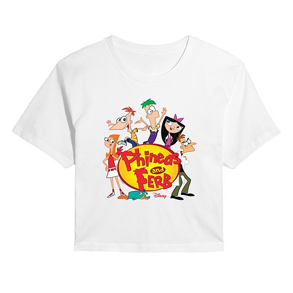 

Футболка с принтом Phineas and Ferb Disney, White, Белый, Футболка с принтом Phineas and Ferb Disney, White