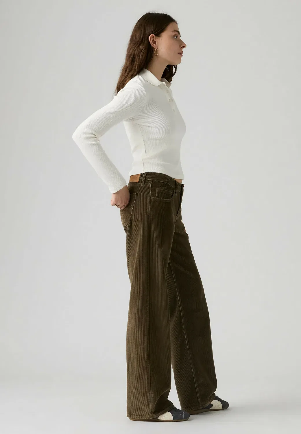 Низкие свободные брюки Levi'S, Business - Browns — фото 4