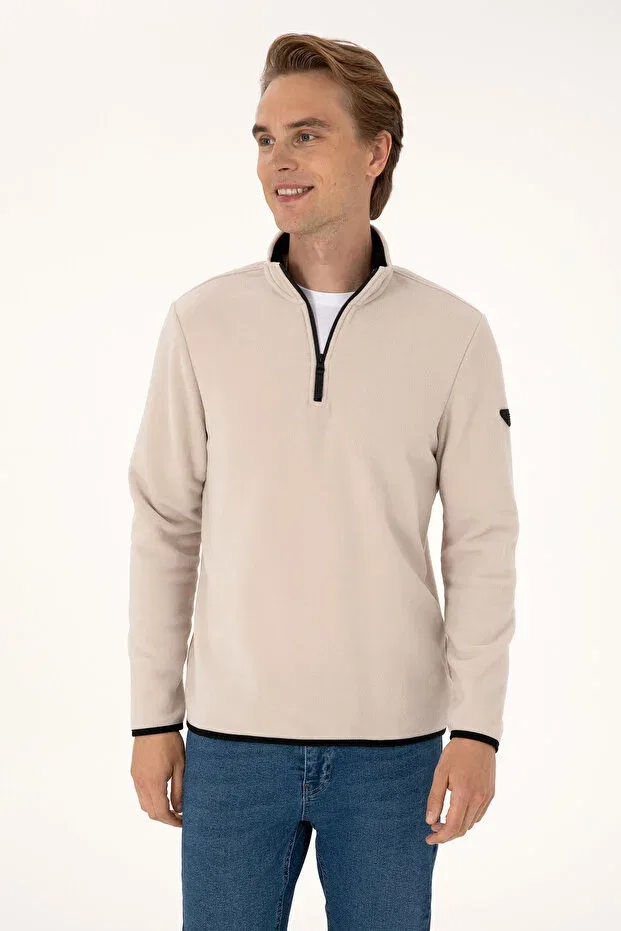 Мужские свитшот с длинным рукавом U.S. Polo Assn., Stone