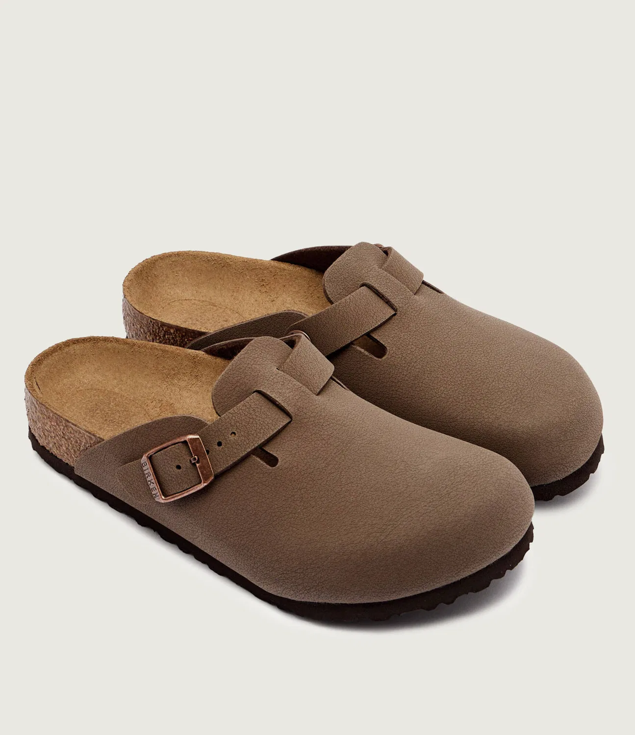 Босоножки-мюли Boston Birkenstock, Marrone — фото 4