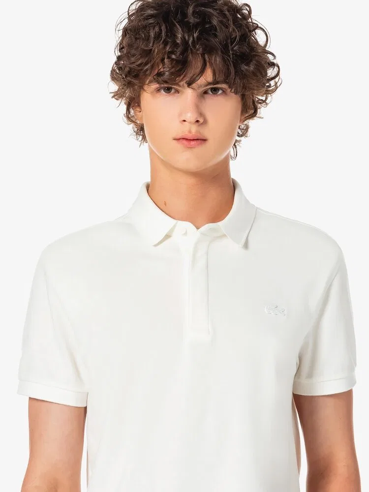 Футболка поло PARIS LACOSTE, Off White — фото 2