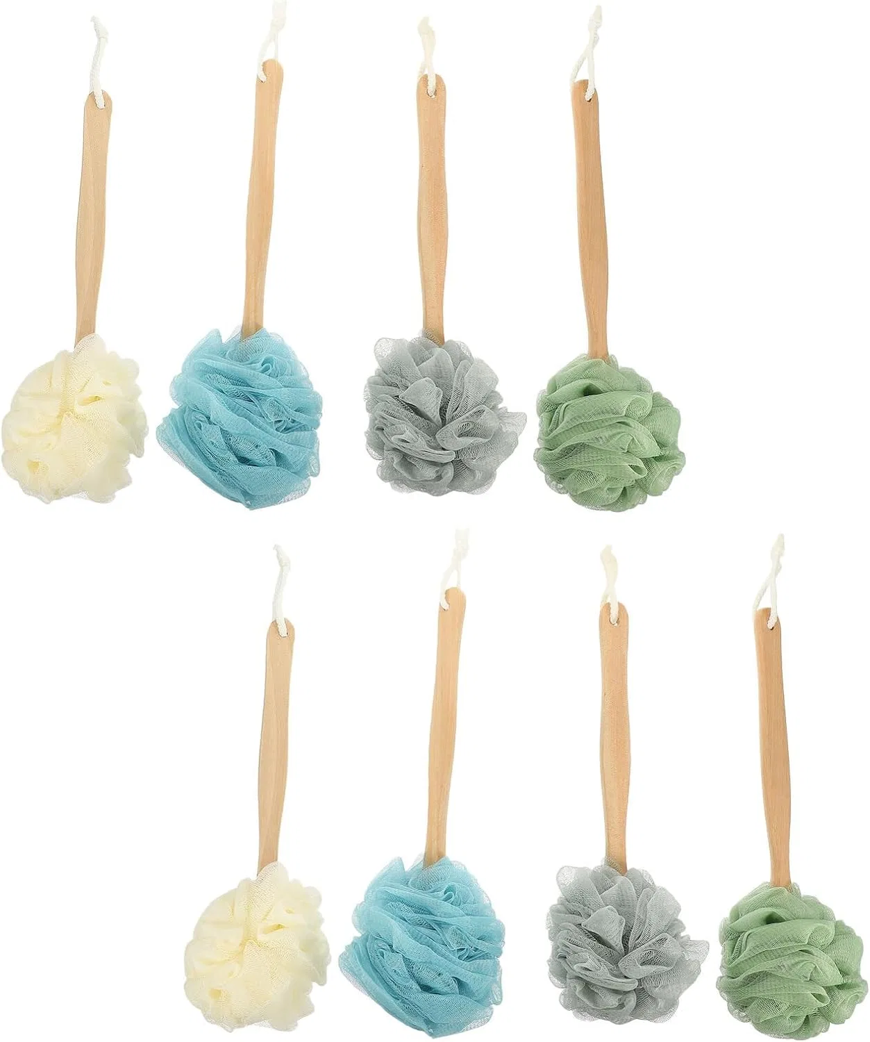 Набор щеток для душа, HEMOTON, 8 предметов, Различные цвета