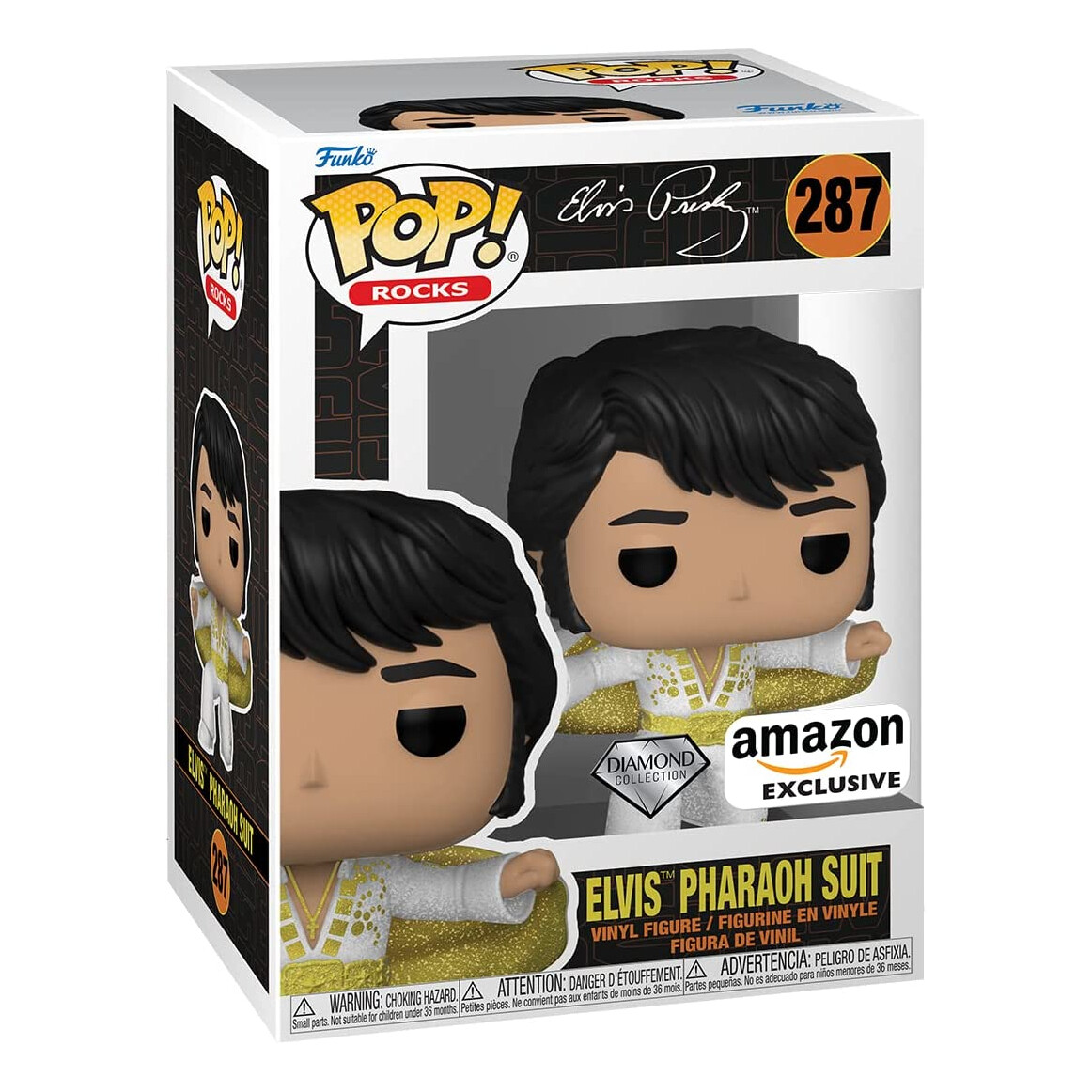 

Фигурка Funko Pop! Rocks Diamond Collection Elvis Presley Pharaoh Suit