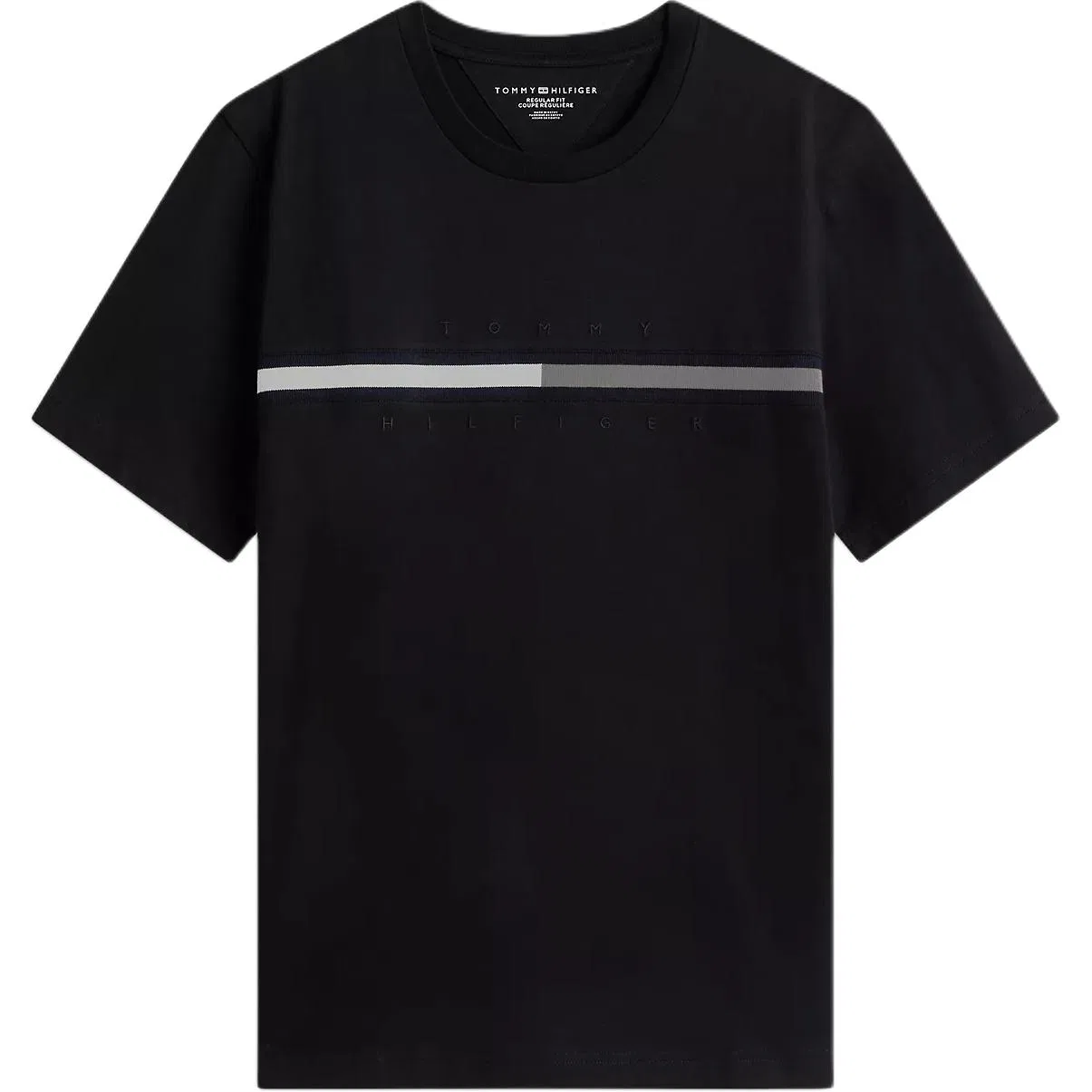 Мужская футболка с круглым вырезом Tommy Hilfiger, Black