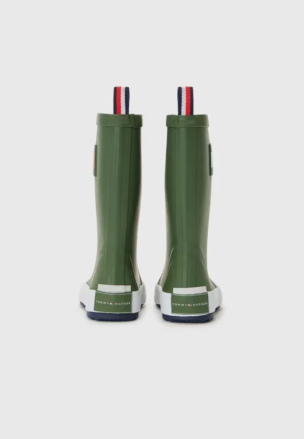 Сапоги водонепроницаемые Rudy Tommy Hilfiger, military green, зеленый — фото 3