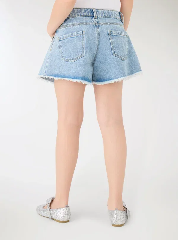 Шорты джинсовые Applicazioni Terranova, Var Blu Denim Medio, синий — фото 3