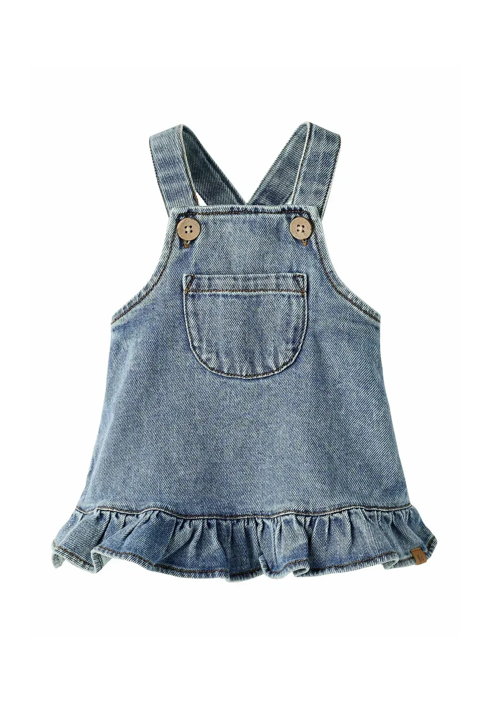 Платье-Юбка - джинсовое платье Lil' Atelier, Medium Blue Denim