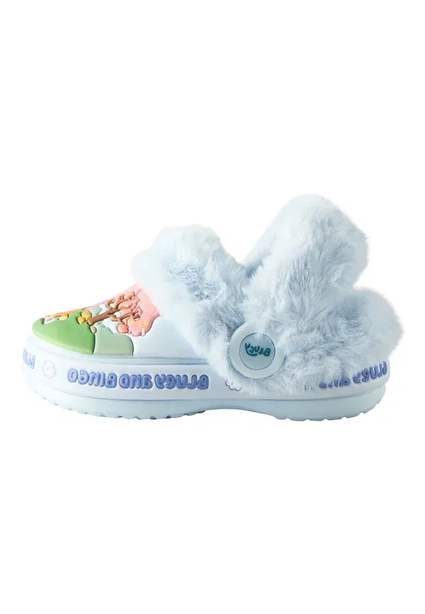 Тапочки с принтом Regular fit - cosy - pool slides Next, синий — фото 3