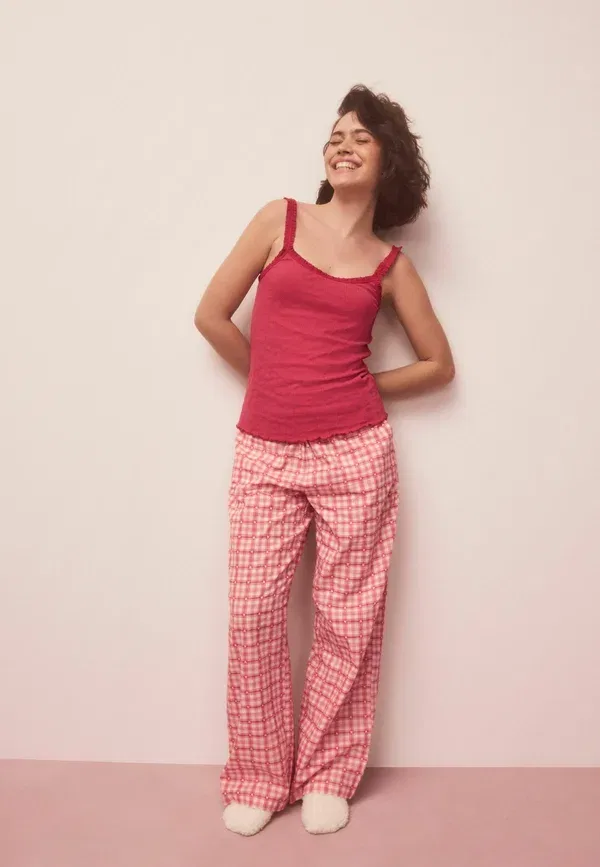Пижамный комплект из хлопка Regular fit Heart Pyjamas Set Next, red, красный