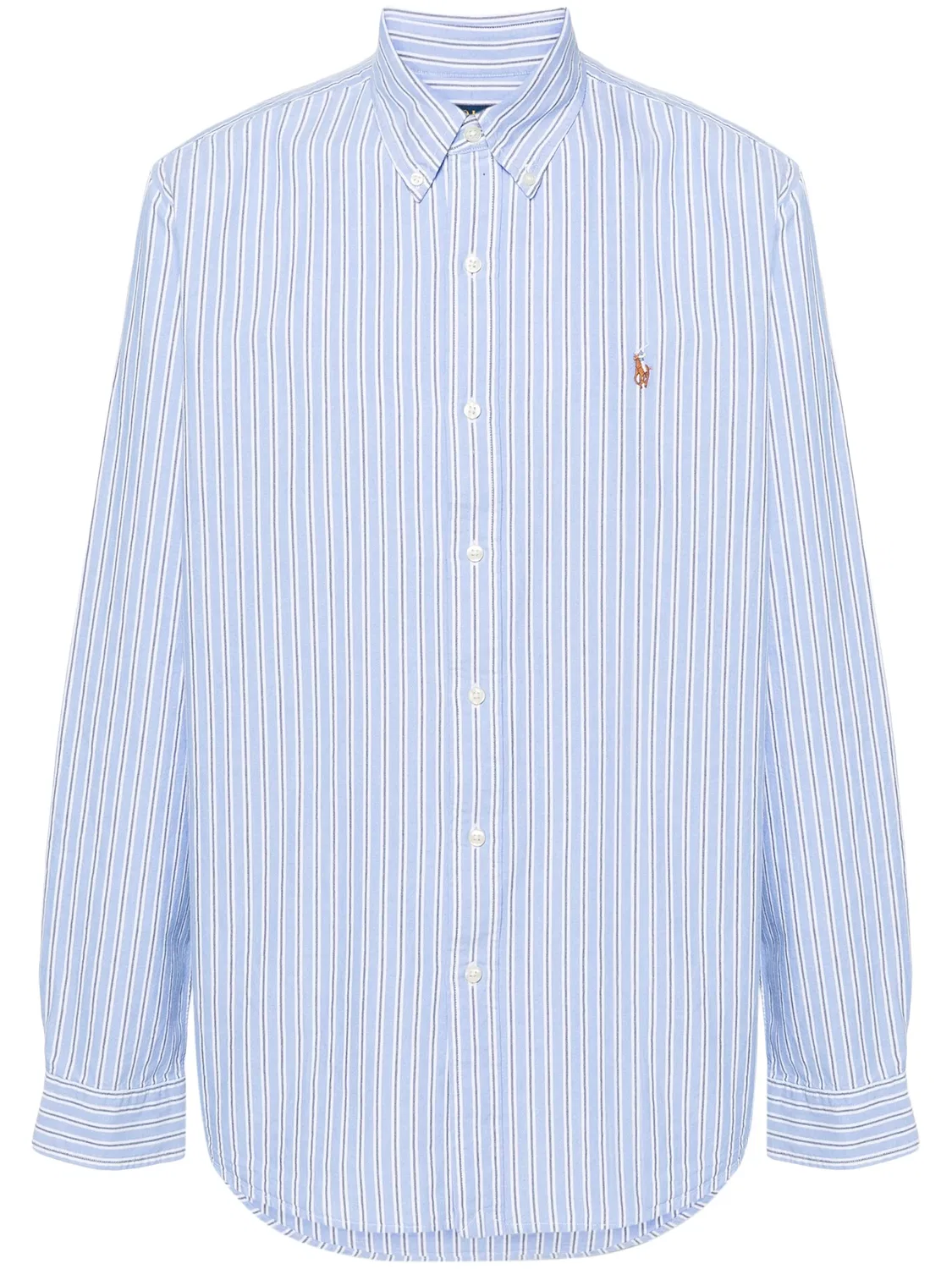 Polo Ralph Lauren Хлопковая рубашка синего цвета