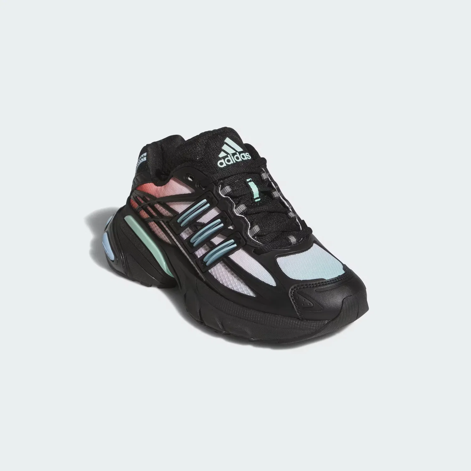 Детские кроссовки на шнуровке Adistar XLG 2.0 Adidas Originals, черный/небесно-голубой/красный — фото 4