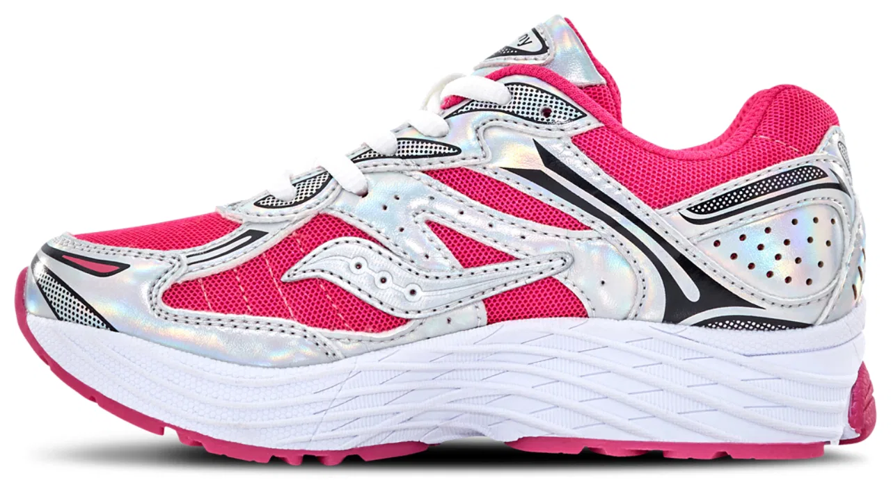 Детские кроссовки Omni 9 Saucony, цвет Fuchsia/Silver — фото 2