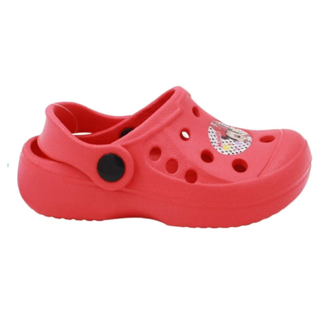 Детские тапочки Minnie Mouse Rote Minnie-Maus-Hausschuhe mit geschlossener Spitze, Große 28/29, Disney, Rot
