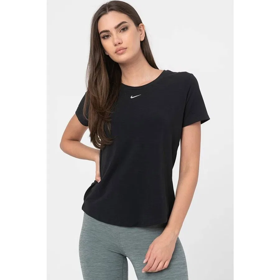Женская футболка с длинным рукавом Nike Dri Fit Uv One Luxe, Черный